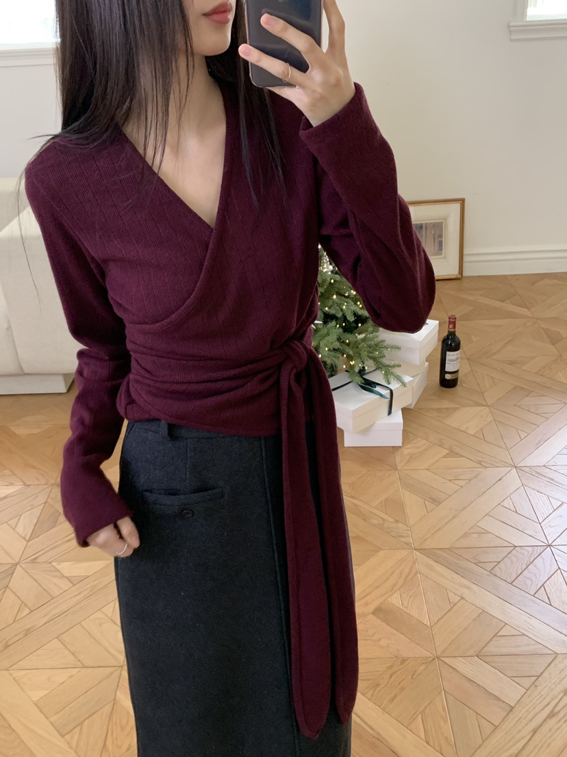 ALOT東大門㊣實拍女裝新品人氣推薦25秋冬時尚長裙羊毛口袋A LOT長裙