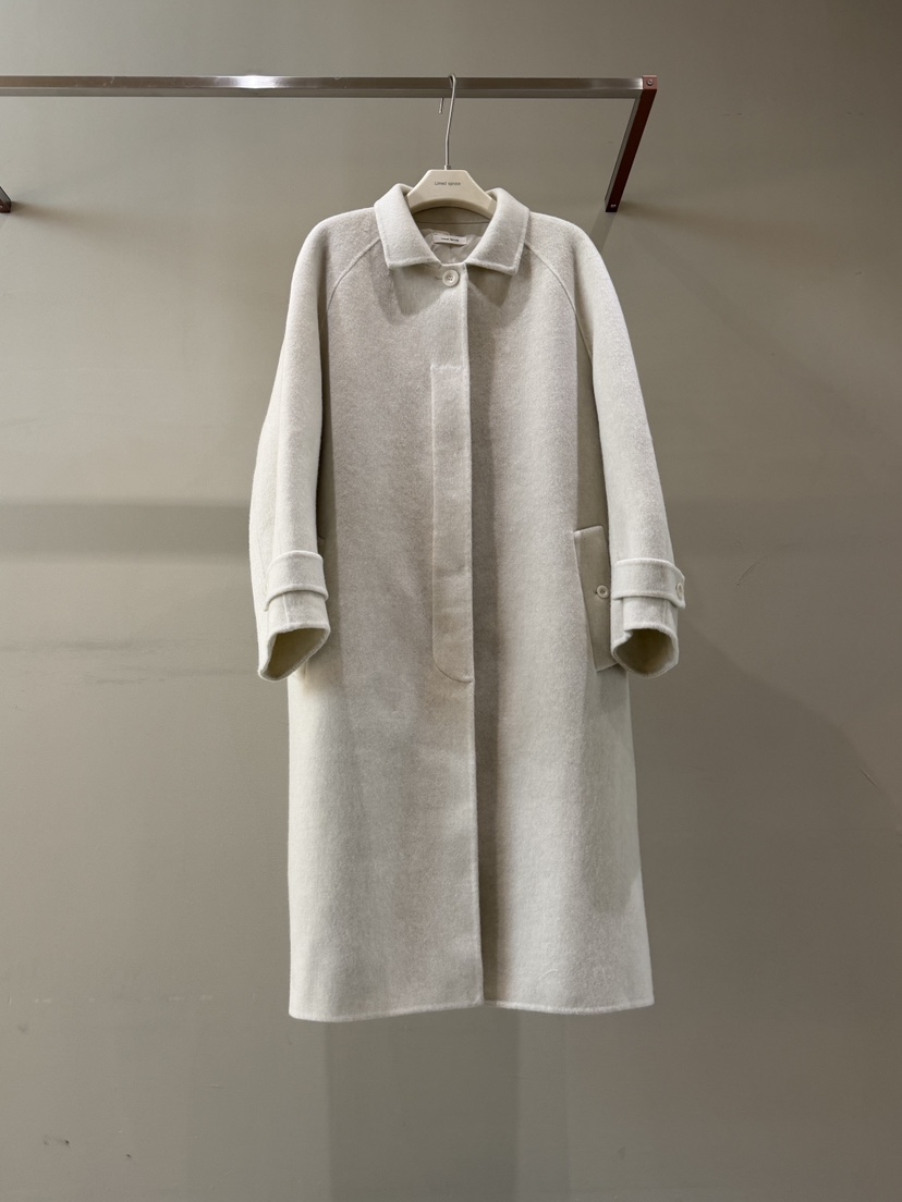 LIMED SPRUCE東大門㊣直郵女裝新款推薦人氣25秋冬中長款大衣LIMED SPRUCE中長款大衣圖色1