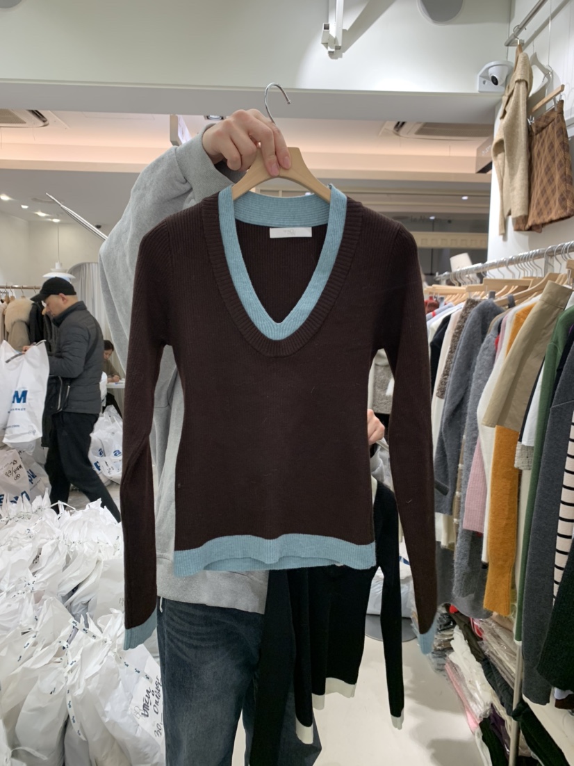 BY BOMI韓國直郵㊣女裝新品真品休閑熱賣25秋冬時尚針織衫BY BOMI針織衫圖色3