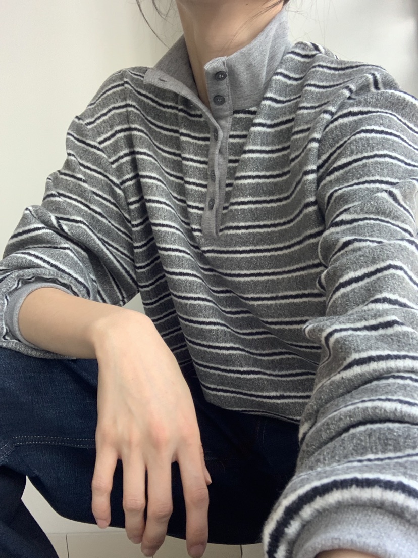 TRUE韓國直郵㊣女裝新品25秋冬休閑人氣真品職業熱賣針織衫TRUE針織衫