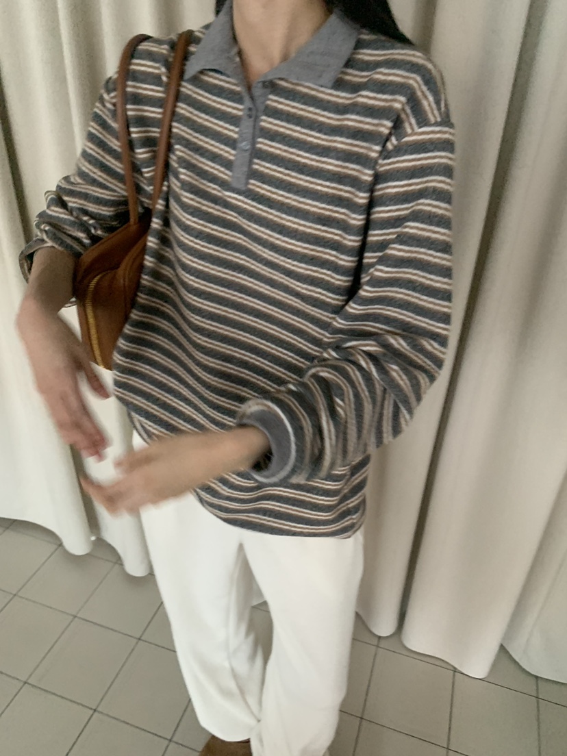 TRUE韓國直郵㊣女裝新品25秋冬休閑人氣真品職業熱賣針織衫TRUE針織衫