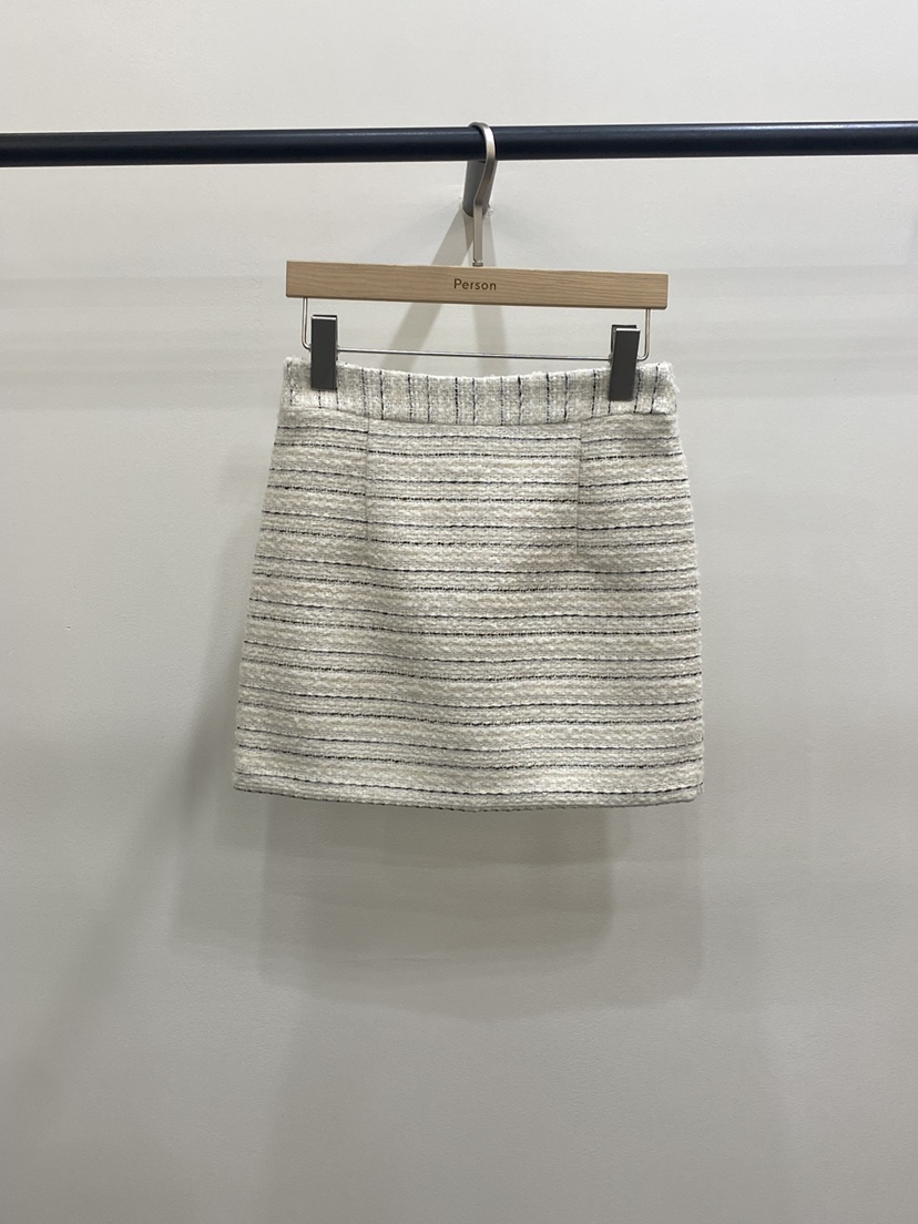 PERSON韓國直郵㊣女士新品25秋冬真品熱賣職業推薦時尚短裙PERSON短裙圖色1