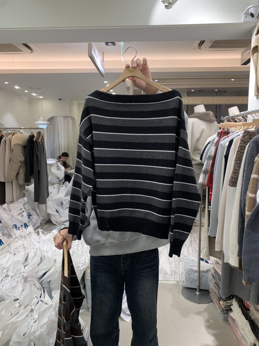 BY BOMI東大門㊣直郵女裝新款人氣時尚職業真品推薦針織衫BY BOMI針織衫圖色1