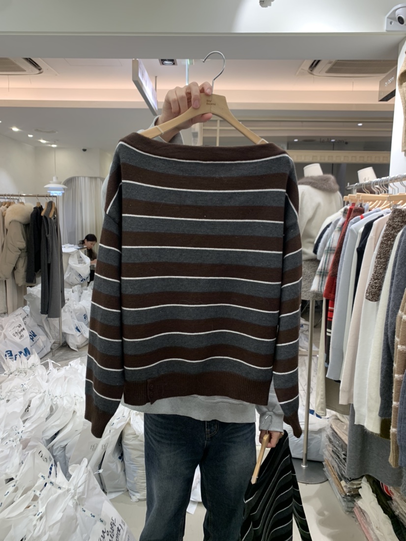 BY BOMI東大門㊣直郵女裝新款人氣時尚職業真品推薦針織衫BY BOMI針織衫圖色2