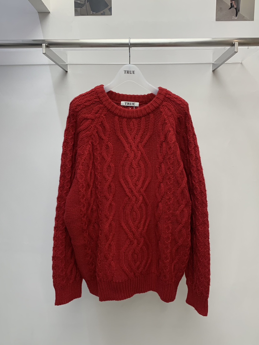 TRUE東大門㊣代購女士新品時尚職業熱賣推薦休閑真品25秋冬毛衣TRUE毛衣圖色2