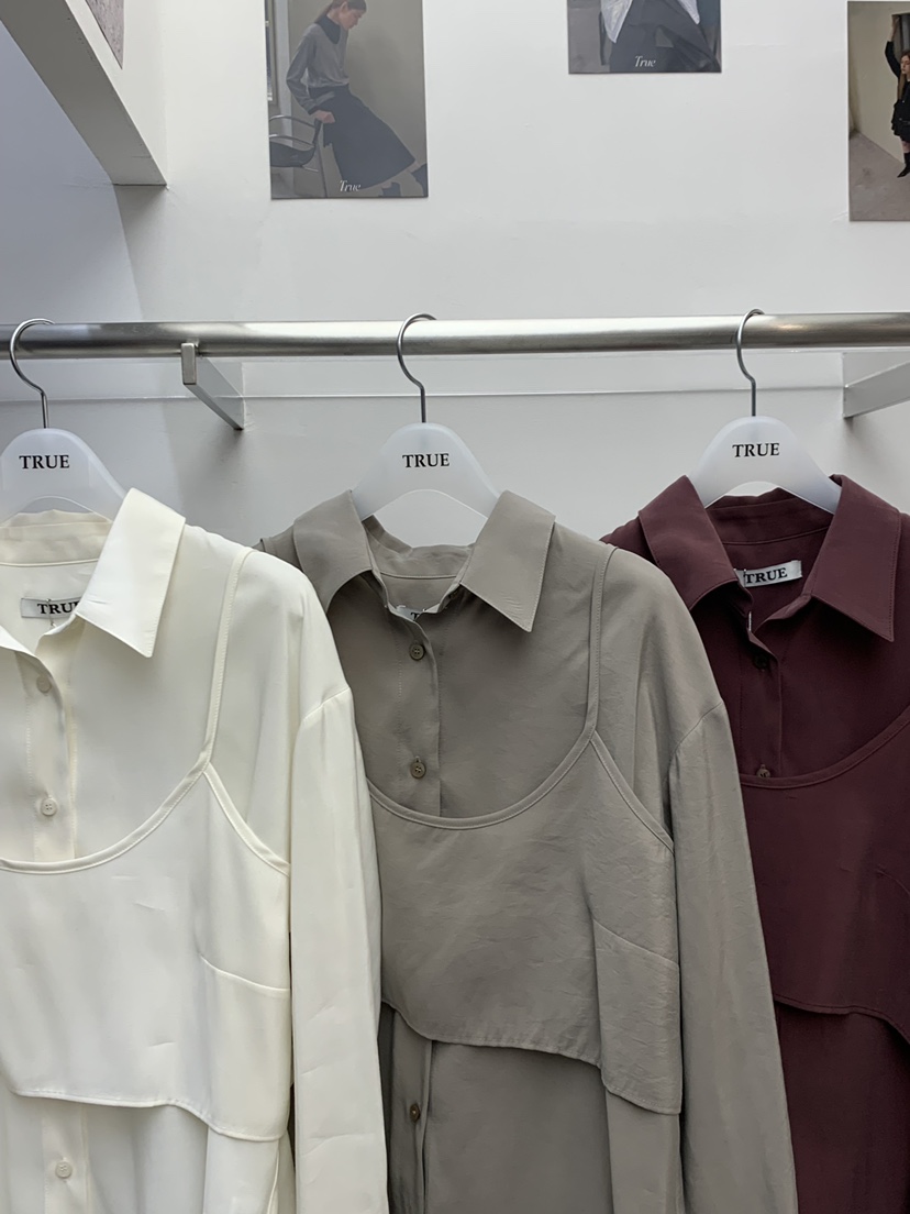 TRUE東大門㊣實拍女裝新款休閑人氣真品時尚推薦套裝兩件套TRUE套裝