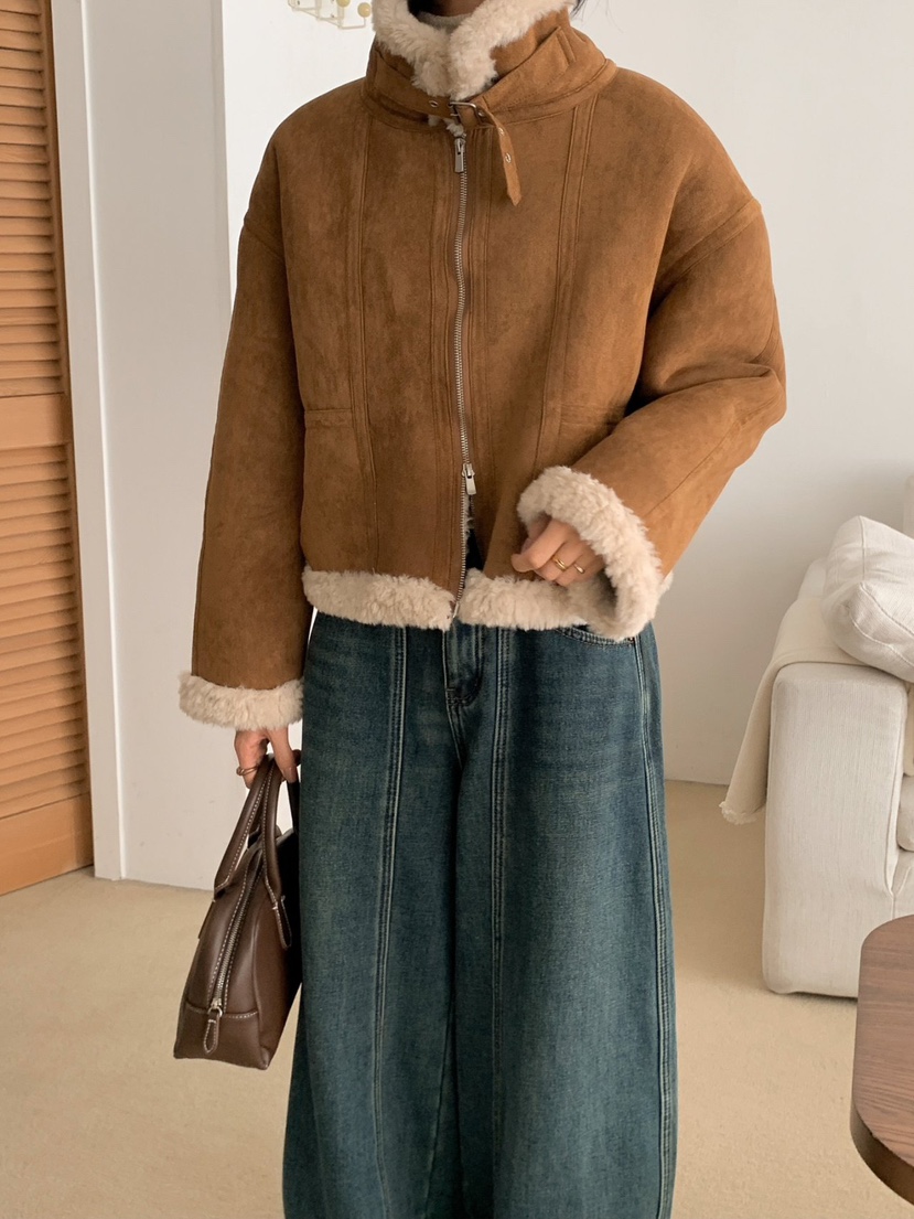 THE SIL韓國直郵㊣女裝新款人氣推薦休閑職業25秋冬真品夾克THE SIL/1 2ILLY夾克圖色2