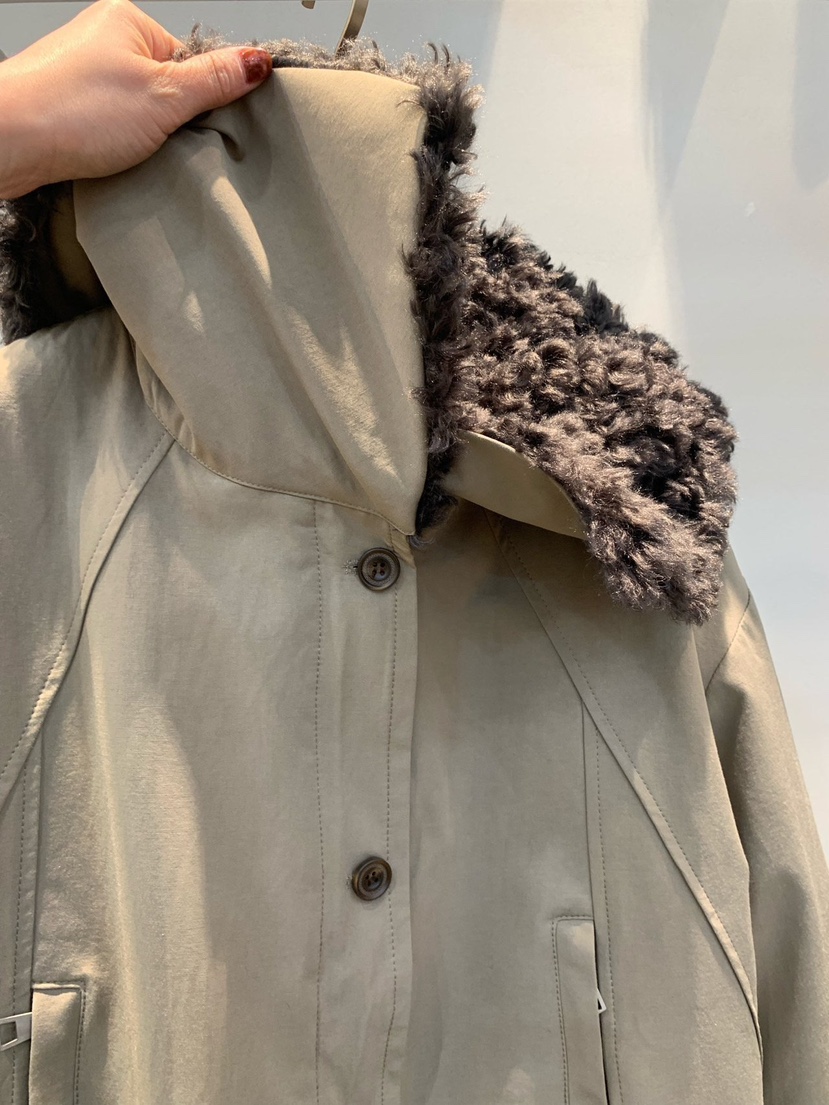 THE SIL韓國直郵㊣女士新款休閑時尚人氣熱賣25秋冬短款大衣THE SIL/1 2ILLY短款大衣