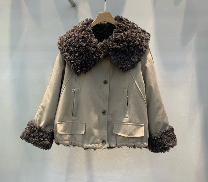 THE SIL韓國直郵㊣女士新款休閑時尚人氣熱賣25秋冬短款大衣THE SIL/1 2ILLY短款大衣圖色1