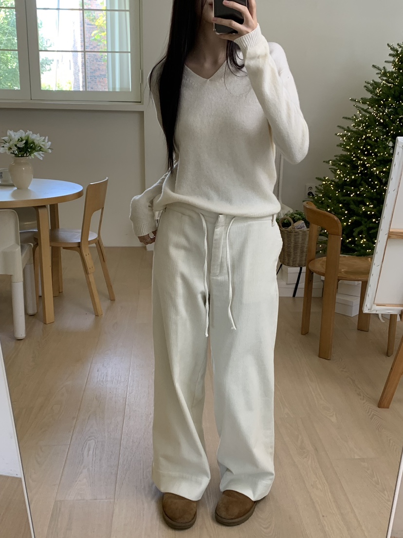 ALOT東大門㊣代購女士新款25秋冬時尚休閑真品休閑褲燈芯絨A LOT休閑褲