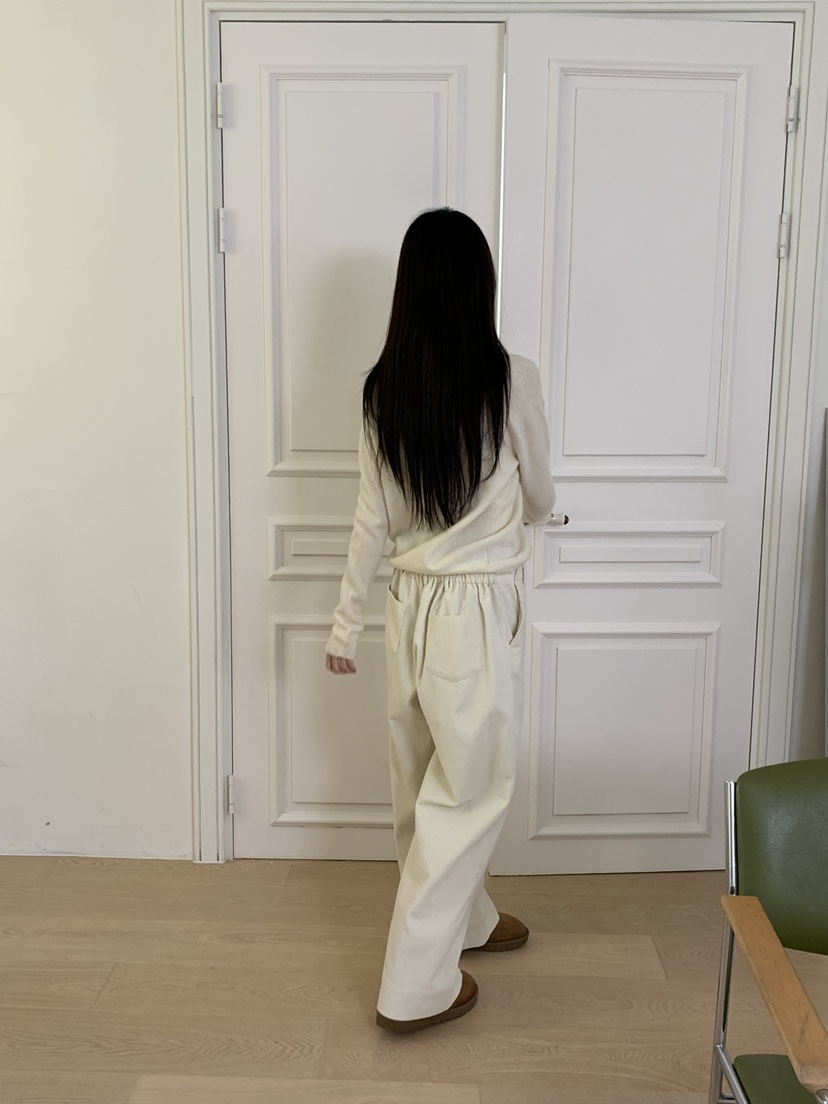 ALOT東大門㊣代購女士新款25秋冬時尚休閑真品休閑褲燈芯絨A LOT休閑褲