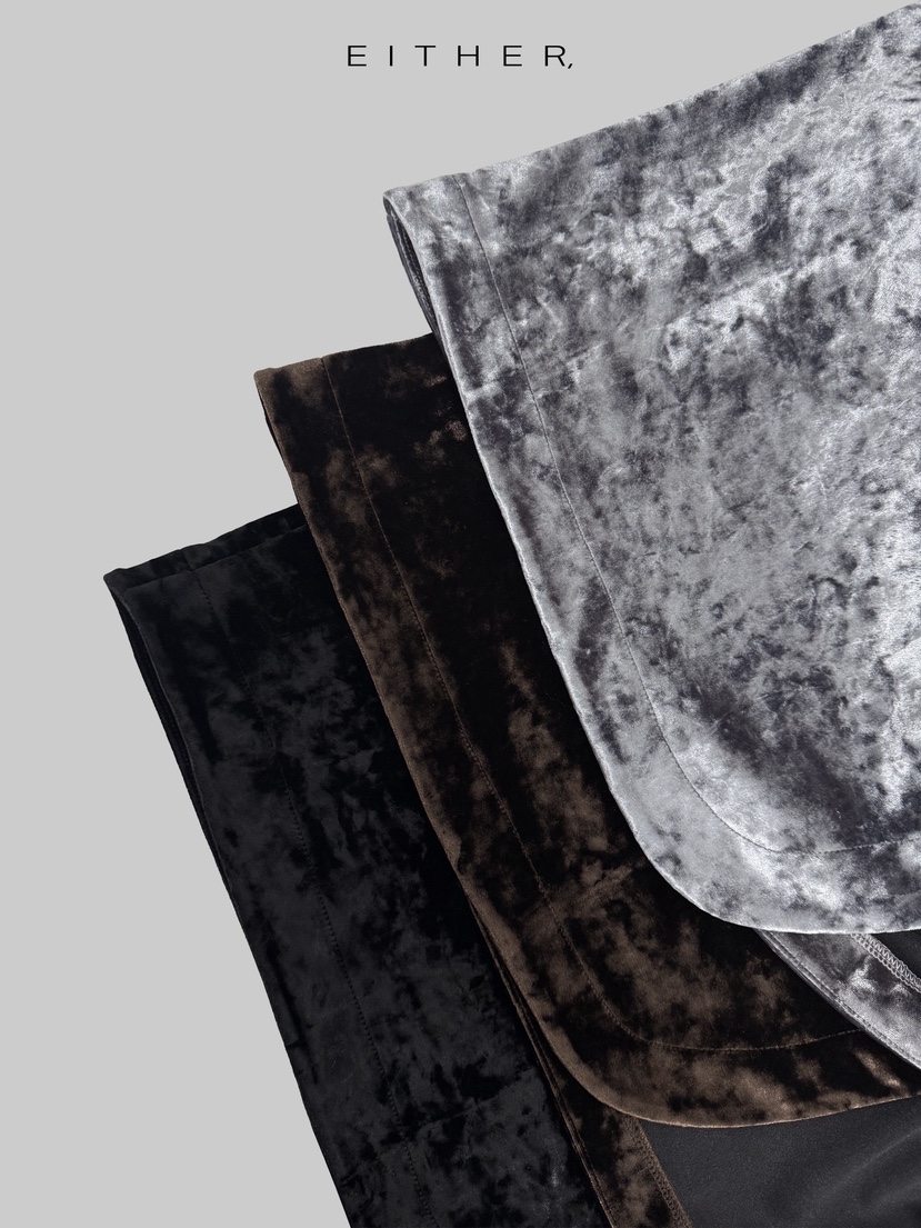 EITHER東大門㊣代購女士新品熱賣推薦時尚人氣T恤天鵝絨鏤空EITHERT恤