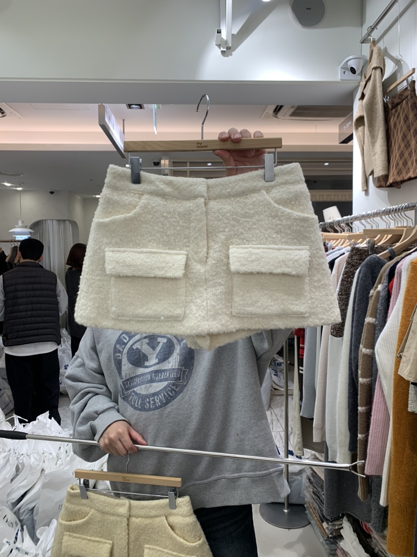 BY BOMI韓國代購㊣女士新品休閑推薦職業人氣25秋冬真品裙褲BY BOMI裙褲圖色2