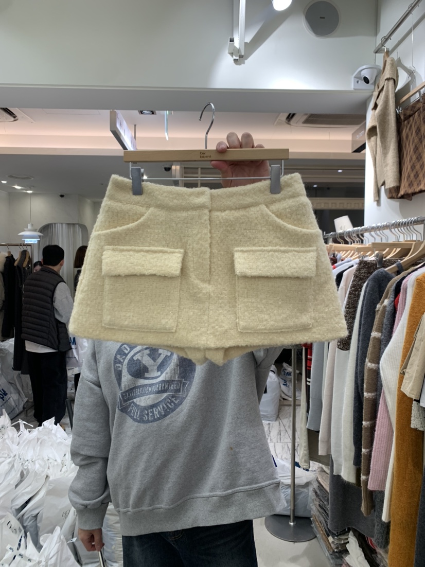 BY BOMI韓國代購㊣女士新品休閑推薦職業人氣25秋冬真品裙褲BY BOMI裙褲圖色3