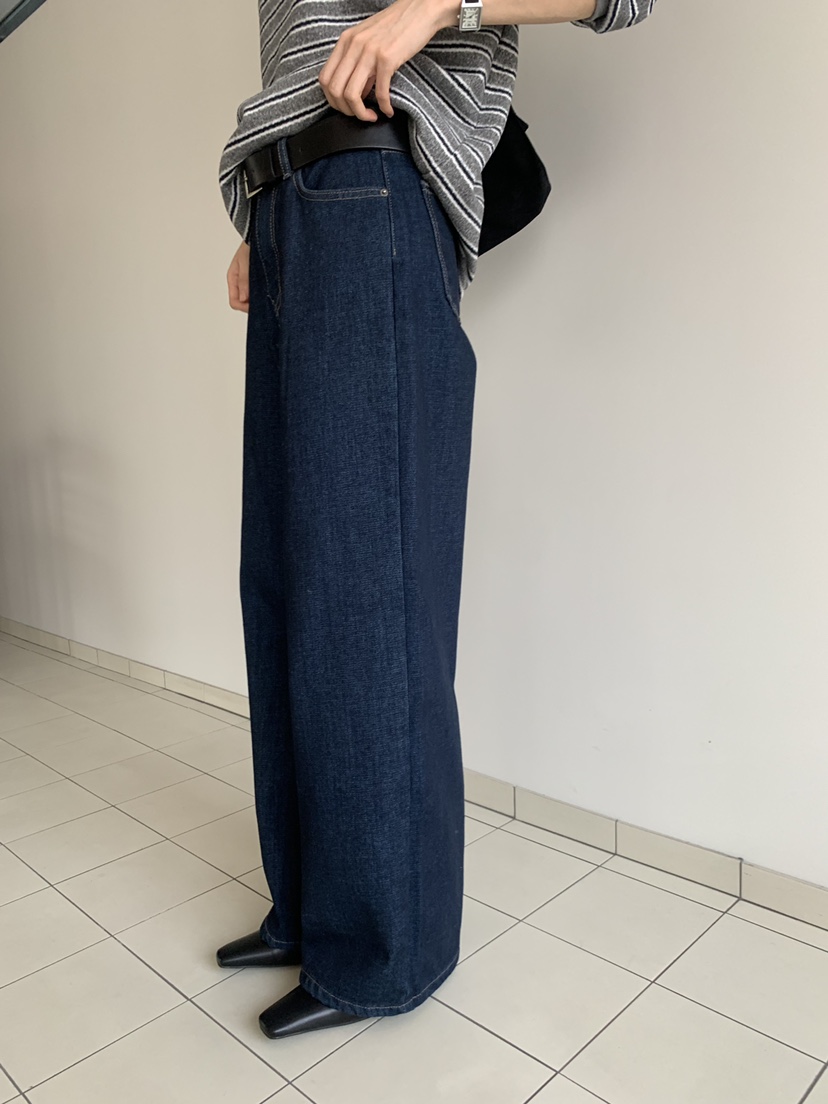 TRUE韓國代購㊣女裝新款休閑25秋冬推薦時尚真品人氣牛仔褲TRUE牛仔褲