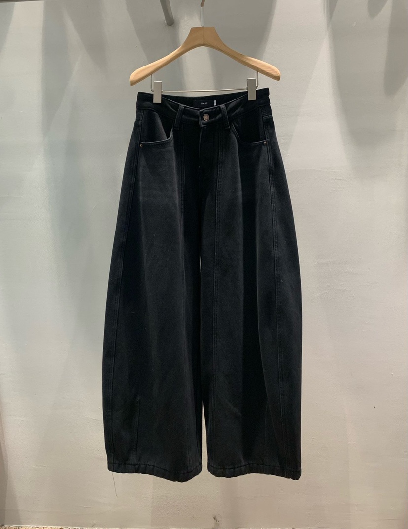 THE SIL韓國直郵㊣女士新款推薦休閑熱賣人氣職業牛仔褲復古THE SIL/1 2ILLY牛仔褲圖色2