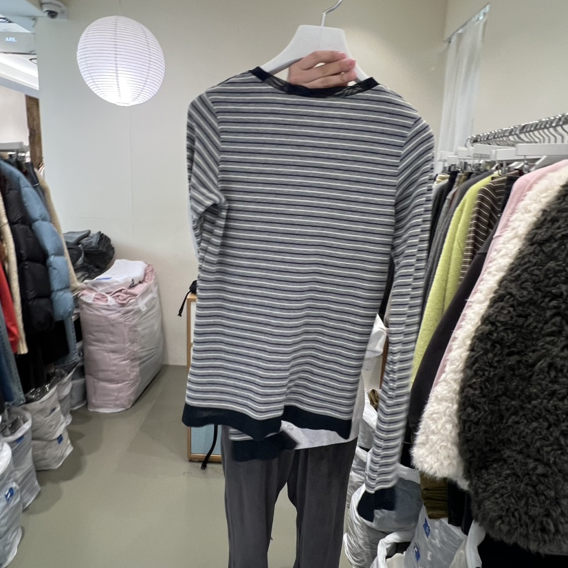 ARE東大門㊣代購女士新款時尚真品熱賣職業人氣休閑長袖T恤ARE YOU/ARE長袖T恤