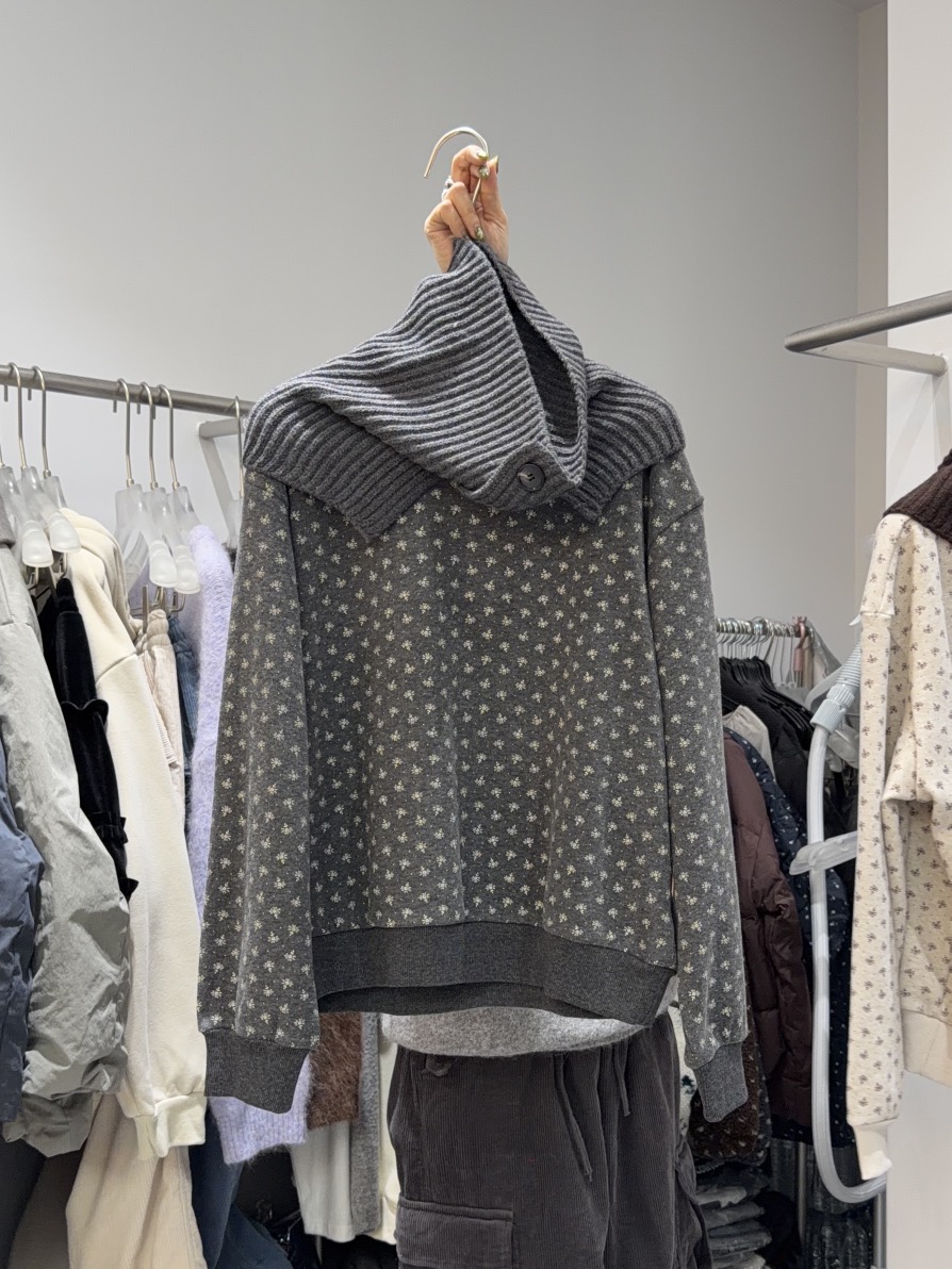 LOOKK韓國直郵㊣女裝新品推薦休閑職業熱賣人氣衛衣不含圍巾LOOKK衛衣圖色2