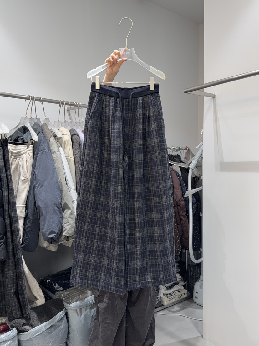 LOOKK東大門㊣代購女裝新款真品25秋冬人氣休閑職業推薦休閑褲LOOKK休閑褲圖色1深藍色