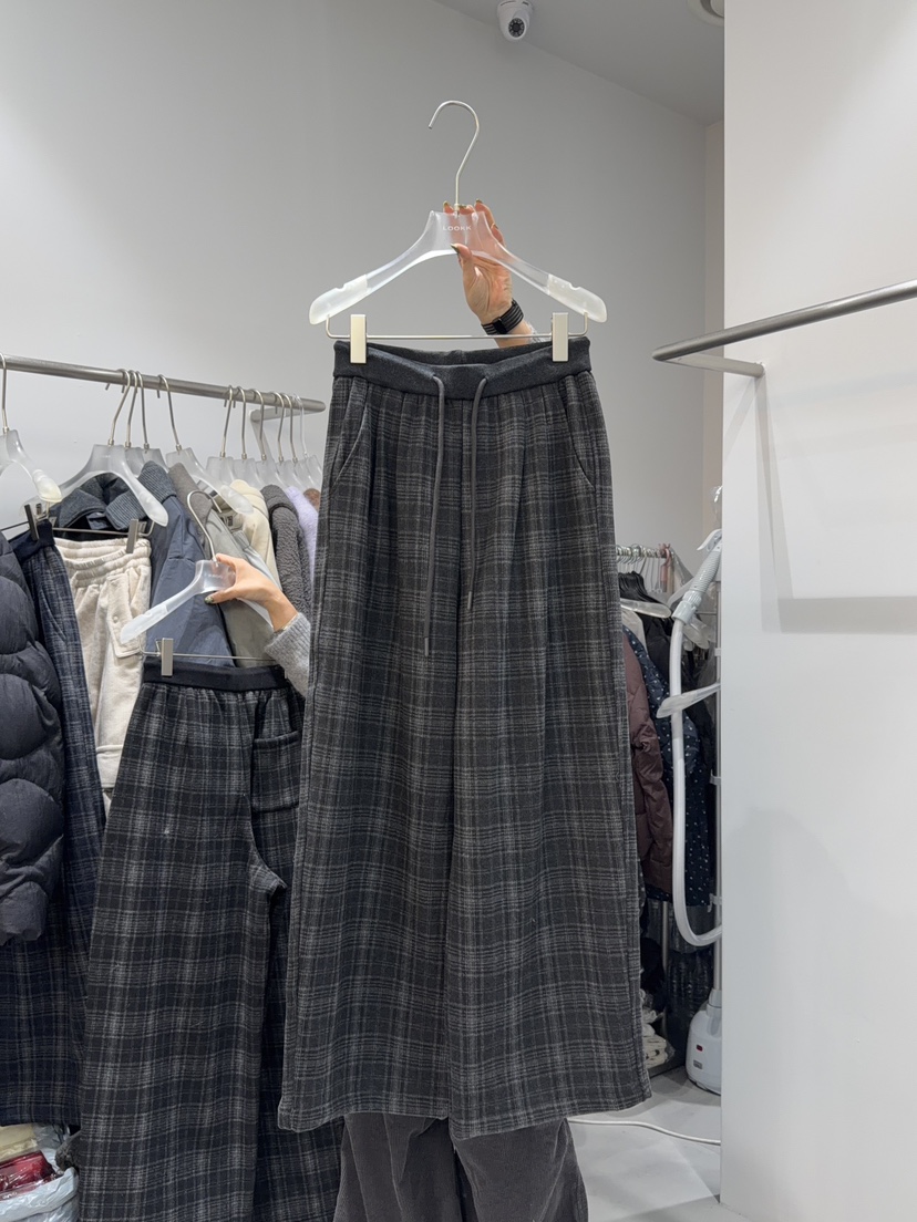 LOOKK東大門㊣代購女裝新款真品25秋冬人氣休閑職業推薦休閑褲LOOKK休閑褲圖色2卡其色