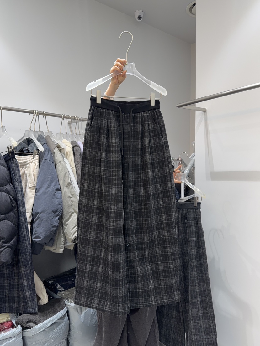 LOOKK東大門㊣代購女裝新款真品25秋冬人氣休閑職業推薦休閑褲LOOKK休閑褲圖色3黑色