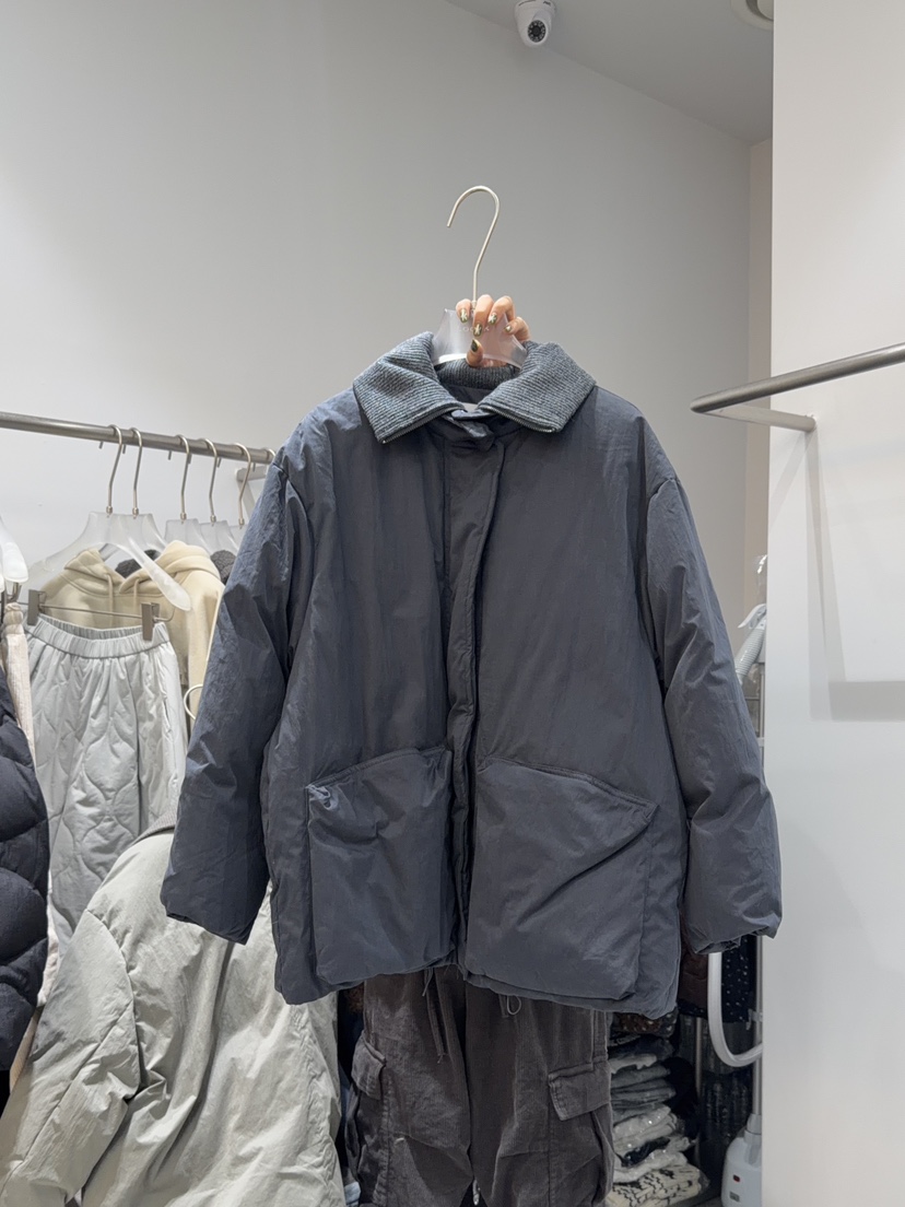 LOOKK韓國直郵㊣女士新款25秋冬時尚熱賣真品推薦短款羽絨服LOOKK短款羽絨服圖色2