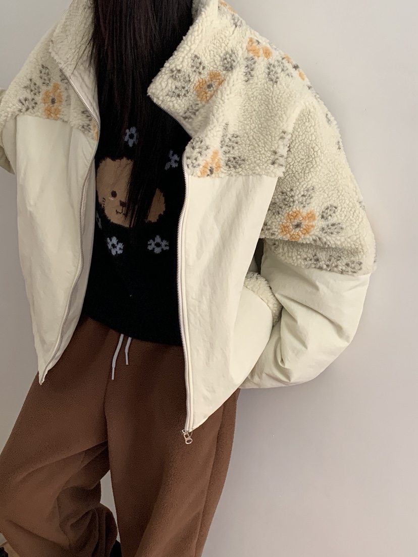 MORE THAN-P韓國代購㊣女士新款人氣熱賣真品職業夾克花朵MORE THAN夾克