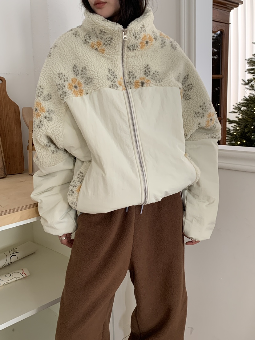 MORE THAN-P韓國代購㊣女士新款人氣熱賣真品職業夾克花朵MORE THAN夾克