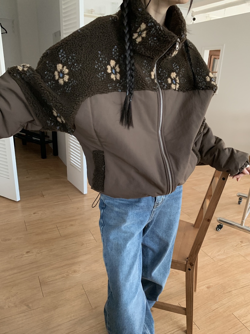 MORE THAN-P韓國代購㊣女士新款人氣熱賣真品職業夾克花朵MORE THAN夾克