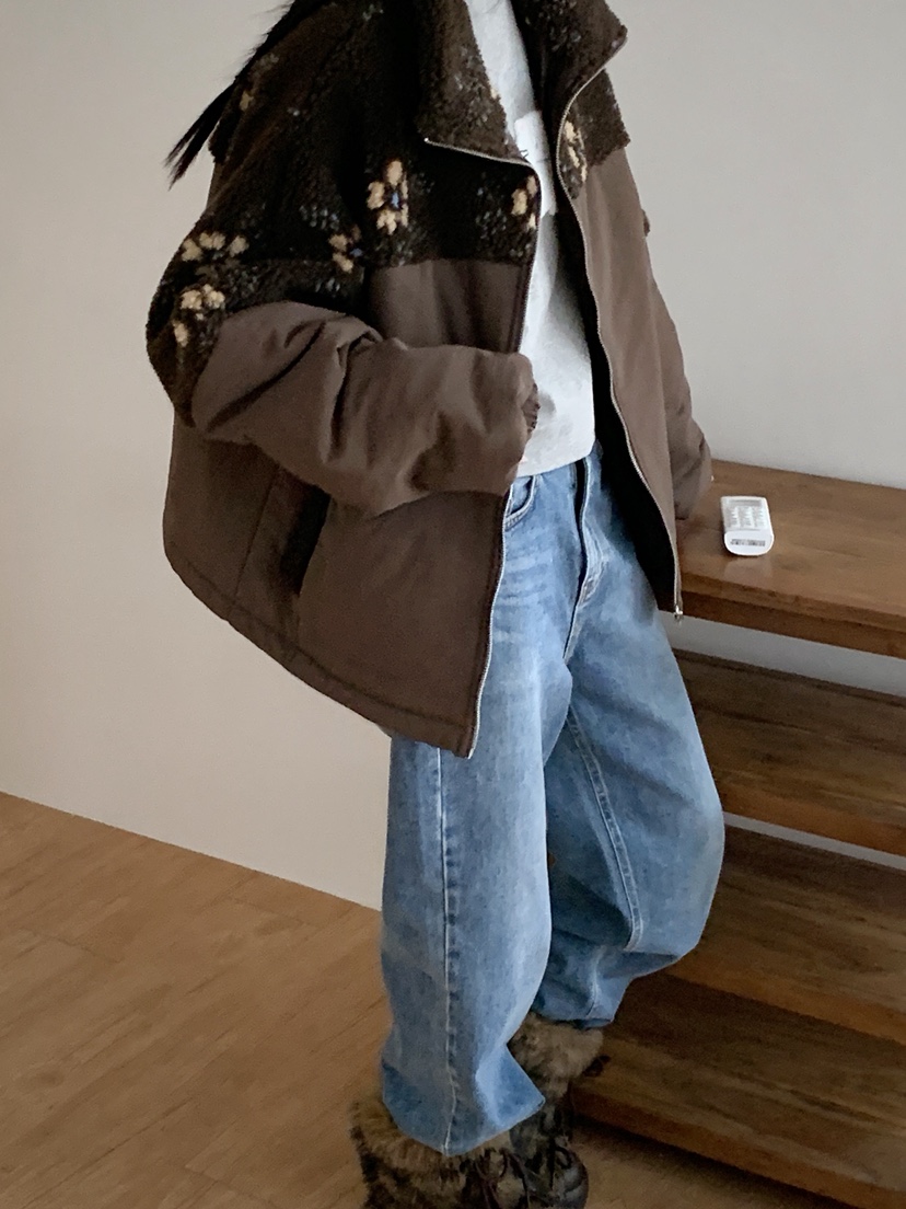 MORE THAN-P韓國代購㊣女士新款人氣熱賣真品職業夾克花朵MORE THAN夾克