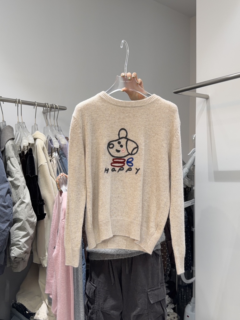 LOOKK東大門㊣直郵女裝新品職業推薦25秋冬人氣休閑真品針織衫LOOKK針織衫圖色1