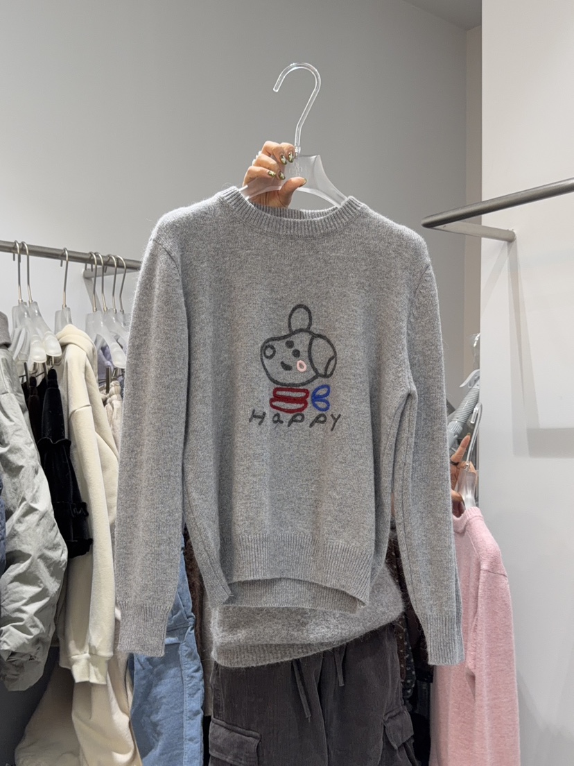 LOOKK東大門㊣直郵女裝新品職業推薦25秋冬人氣休閑真品針織衫LOOKK針織衫圖色3