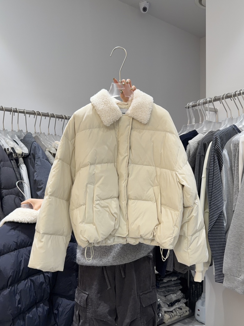 LOOKK東大門㊣直郵女士新品真品人氣推薦25秋冬短款羽絨服鴨絨LOOKK短款羽絨服圖色1