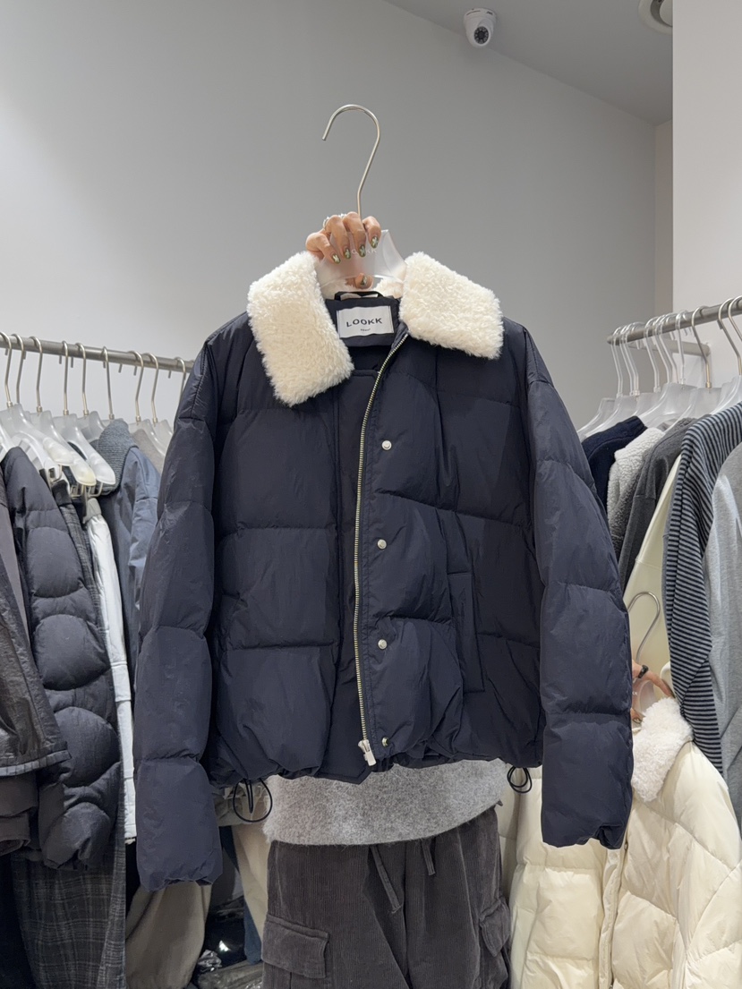 LOOKK東大門㊣直郵女士新品真品人氣推薦25秋冬短款羽絨服鴨絨LOOKK短款羽絨服圖色2