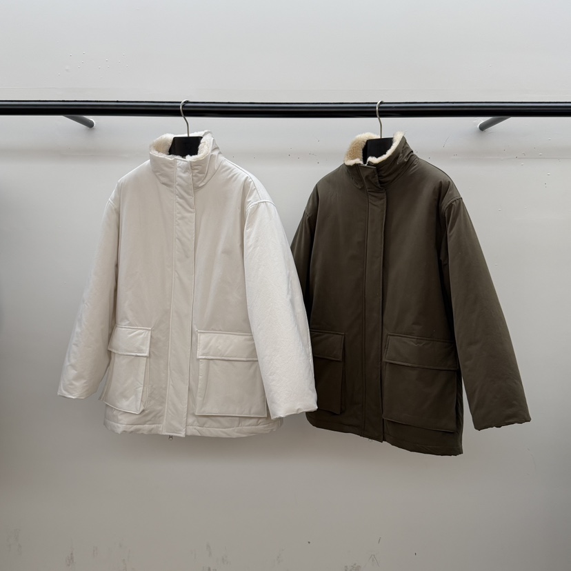 ID東大門㊣直郵女士新品推薦人氣真品25秋冬夾克美利奴羊毛ID夾克