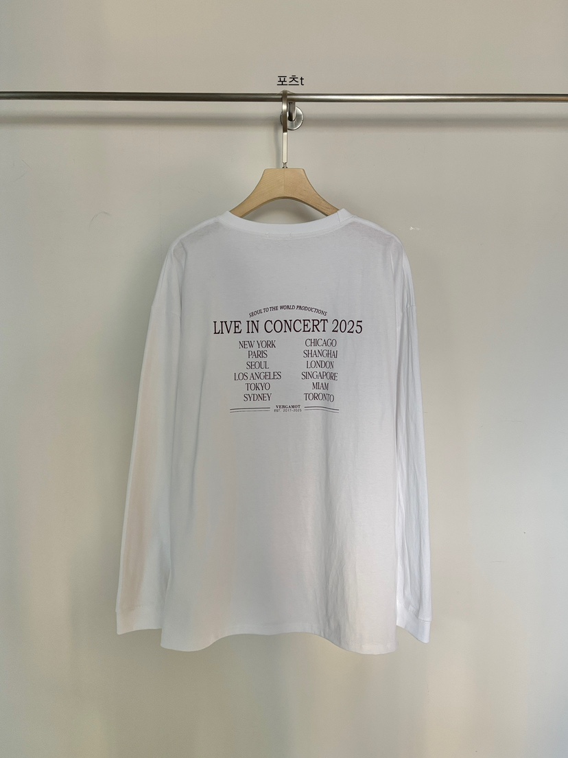 VERGAMOT東大門㊣代購女士新款職業25秋冬推薦真品休閑長袖T恤VERGAMOT長袖T恤