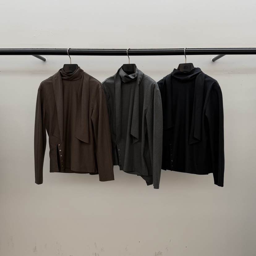 ID韓國代購㊣女裝新款人氣職業時尚25秋冬熱賣休閑襯衫蕾絲衫ID襯衫/蕾絲衫