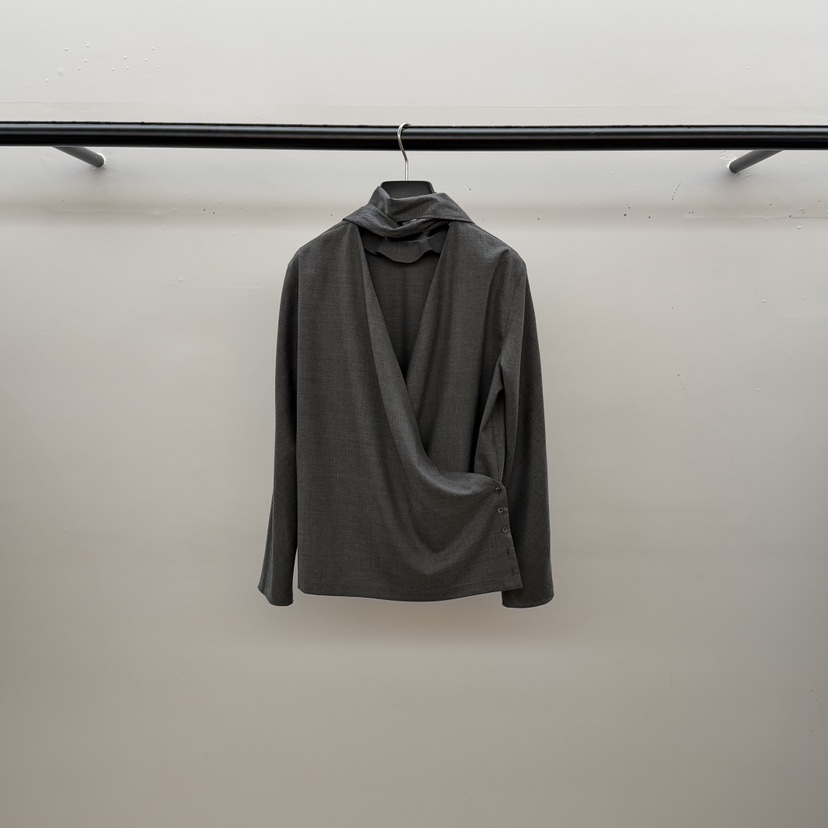 ID韓國代購㊣女裝新款人氣職業時尚25秋冬熱賣休閑襯衫蕾絲衫ID襯衫/蕾絲衫