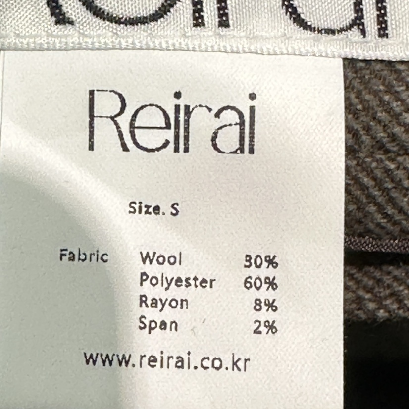 REIRAI東大門㊣實拍女裝新款25秋冬熱賣半身裙中短裙羊毛褶裥Reirai半身裙/中短裙