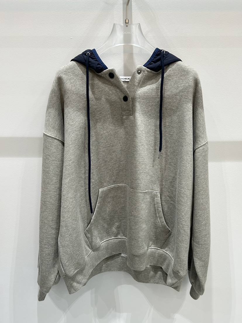 LOOKK韓國代購㊣女裝新款熱賣職業25秋冬休閑時尚推薦真品衛衣LOOKK衛衣圖色1