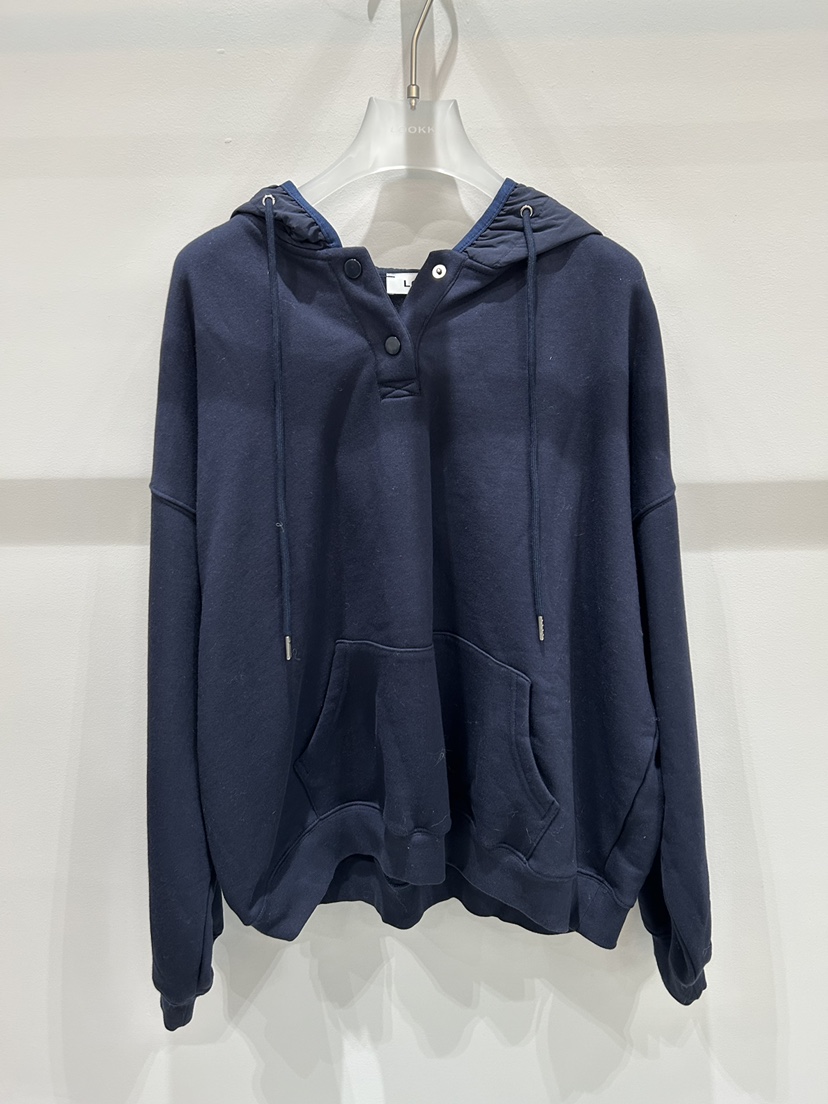 LOOKK韓國代購㊣女裝新款熱賣職業25秋冬休閑時尚推薦真品衛衣LOOKK衛衣圖色3