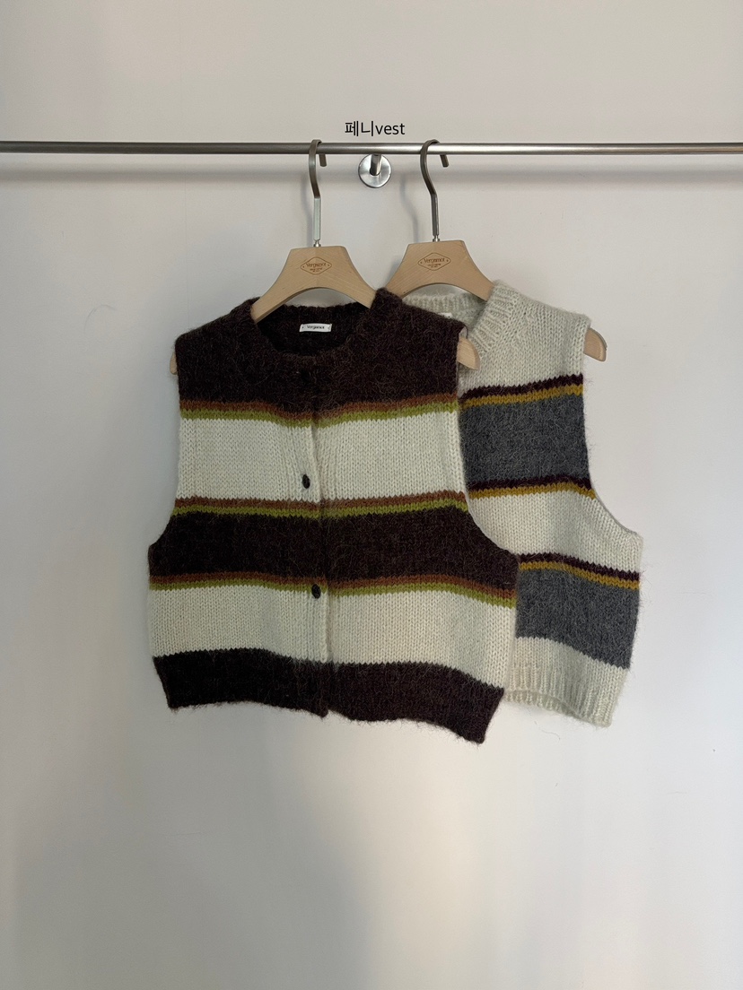 VERGAMOT韓國代購㊣女裝新款時尚休閑25秋冬熱賣人氣推薦馬甲VERGAMOT馬甲