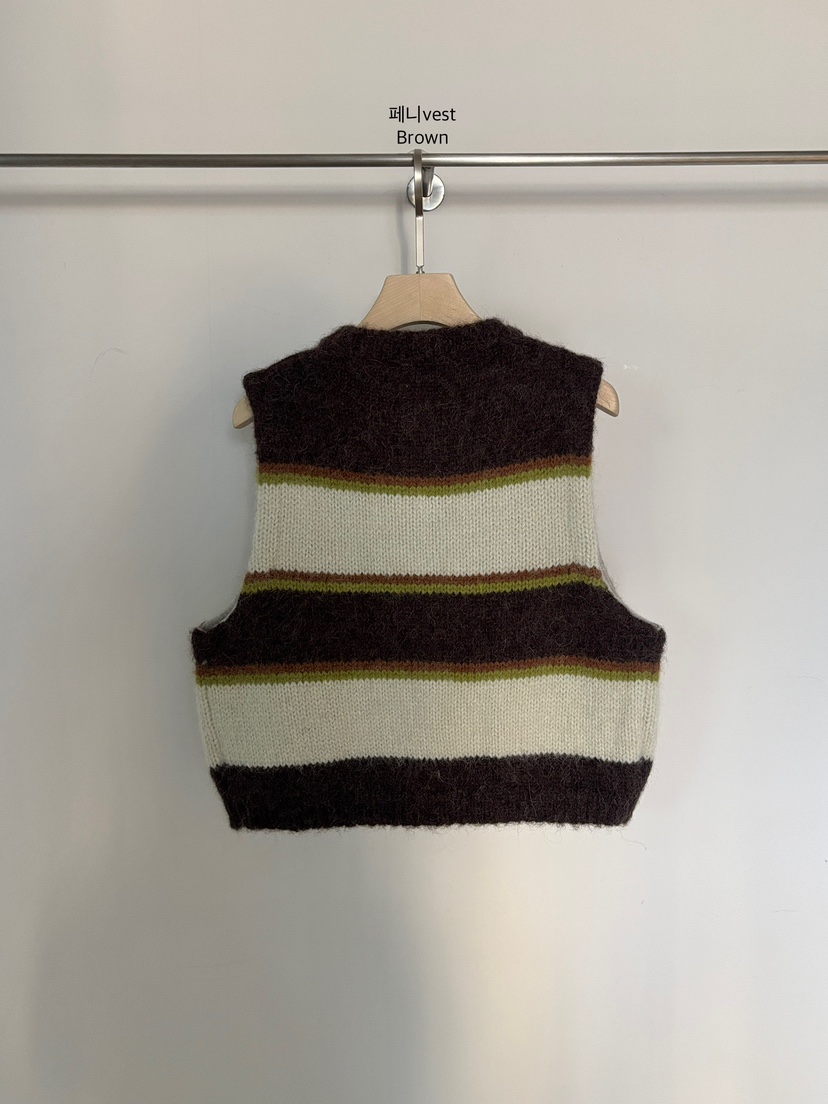 VERGAMOT韓國代購㊣女裝新款時尚休閑25秋冬熱賣人氣推薦馬甲VERGAMOT馬甲