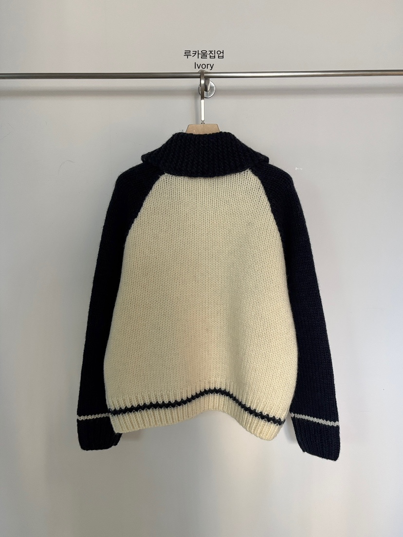 VERGAMOT東大門㊣實拍女裝新品人氣25秋冬職業推薦針織衫拉鏈VERGAMOT針織衫