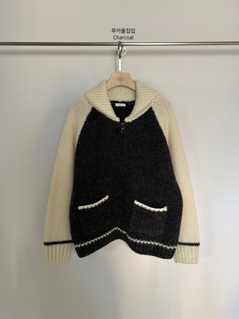 VERGAMOT東大門㊣實拍女裝新品人氣25秋冬職業推薦針織衫拉鏈VERGAMOT針織衫圖色2