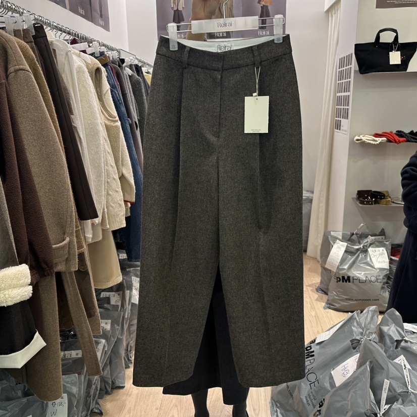 REIRAI東大門㊣實拍女裝新品熱賣人氣時尚真品25秋冬休閑褲Reirai休閑褲圖色1