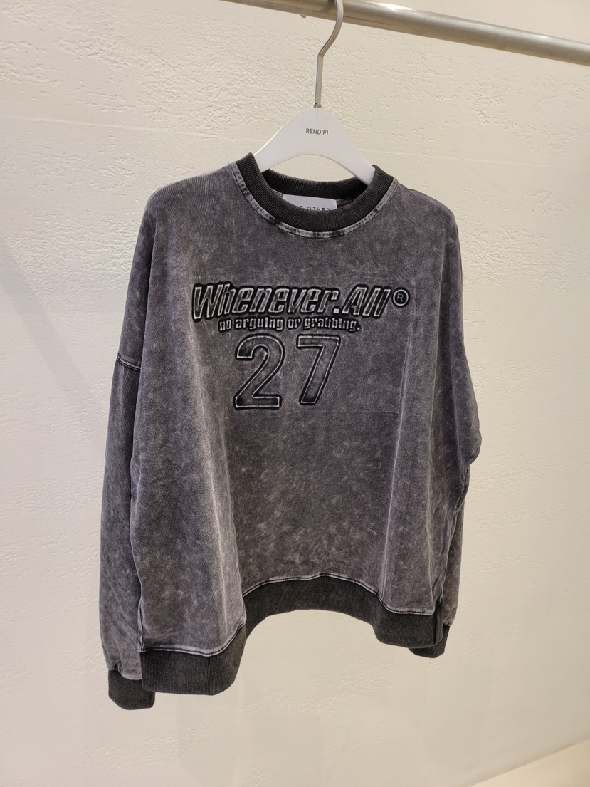 THE OTHER韓國代購㊣女士新款熱賣時尚推薦人氣職業衛衣復古THE OTHER衛衣