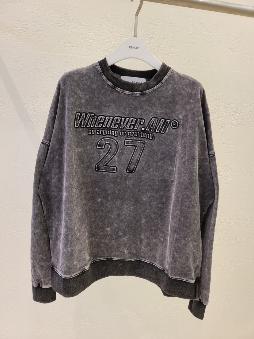 THE OTHER韓國代購㊣女士新款熱賣時尚推薦人氣職業衛衣復古THE OTHER衛衣圖色1