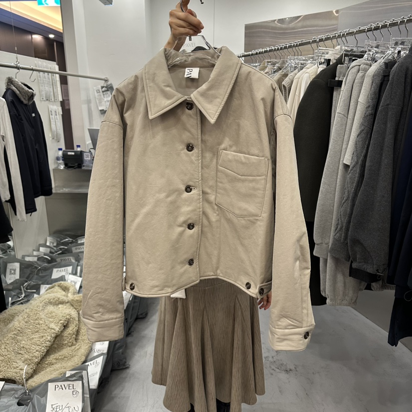 PAVEL東大門㊣代購女士新款真品25秋冬時尚職業休閑推薦夾克PAVEL夾克圖色1