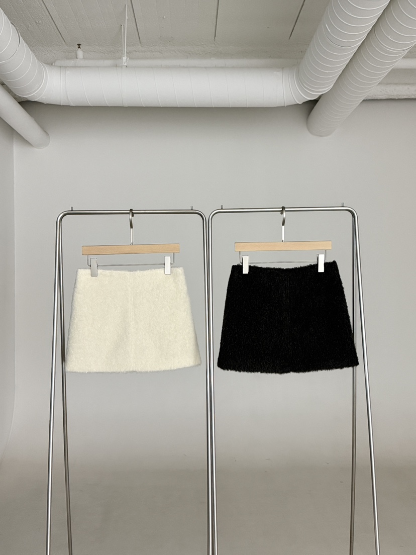 SANTAL韓國直郵㊣女裝新品熱賣休閑真品時尚人氣短裙馬海毛SANTAL短裙